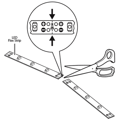 How to connect flexible led strip