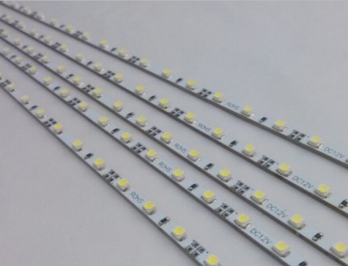 SMD2835 led rigid bar light with aluminum housing